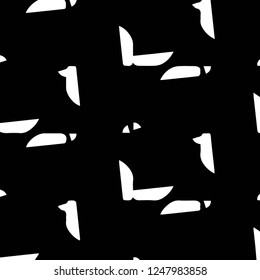 Abstract vector monochrome background. Halftone illustration pattern