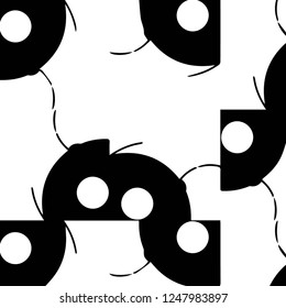Abstract vector monochrome background. Halftone illustration pattern