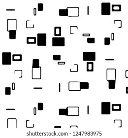 Abstract vector monochrome background. Halftone illustration pattern
