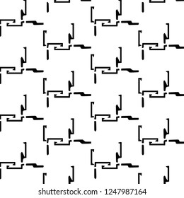 Abstract vector monochrome background. Halftone illustration pattern