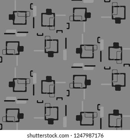 Abstract vector monochrome background. Halftone illustration pattern