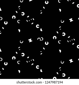 Abstract vector monochrome background. Halftone illustration pattern