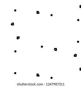 Abstract vector monochrome background. Halftone illustration pattern