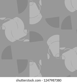 Abstract vector monochrome background. Halftone illustration pattern
