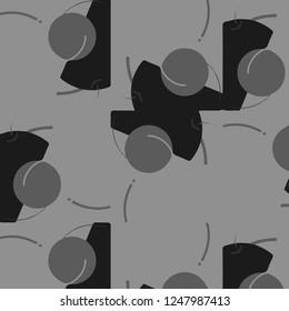 Abstract vector monochrome background. Halftone illustration pattern