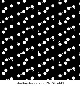 Abstract vector monochrome background. Halftone illustration pattern