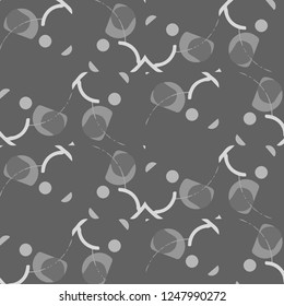 Abstract vector monochrome background. Halftone illustration pattern
