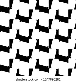 Abstract vector monochrome background. Halftone illustration pattern