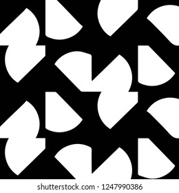 Abstract vector monochrome background. Halftone illustration pattern