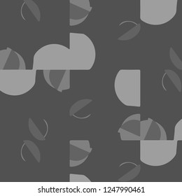 Abstract vector monochrome background. Halftone illustration pattern