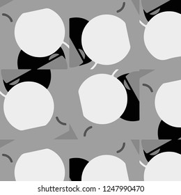 Abstract vector monochrome background. Halftone illustration pattern