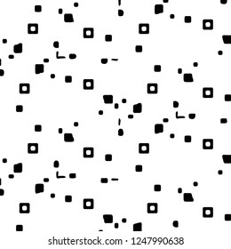 Abstract vector monochrome background. Halftone illustration pattern