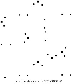 Abstract vector monochrome background. Halftone illustration pattern