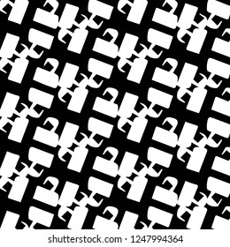 Abstract vector monochrome background. Halftone illustration pattern