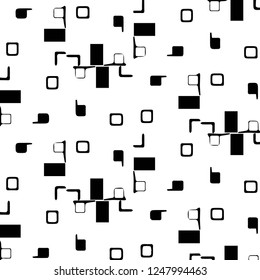 Abstract vector monochrome background. Halftone illustration pattern