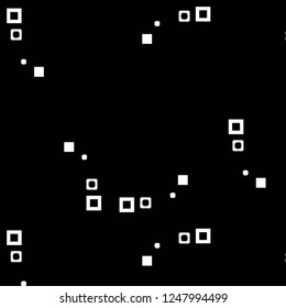 Abstract vector monochrome background. Halftone illustration pattern