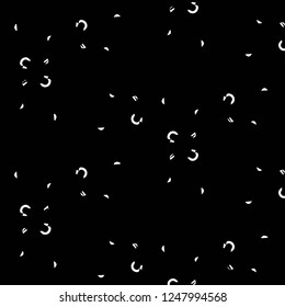 Abstract vector monochrome background. Halftone illustration pattern