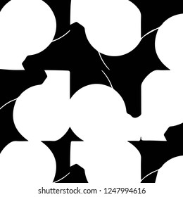 Abstract vector monochrome background. Halftone illustration pattern