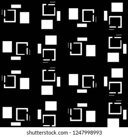 Abstract vector monochrome background. Halftone illustration pattern