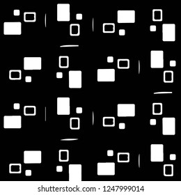 Abstract vector monochrome background. Halftone illustration pattern