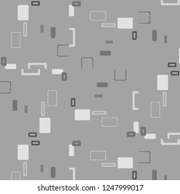 Abstract vector monochrome background. Halftone illustration pattern