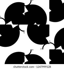 Abstract vector monochrome background. Halftone illustration pattern