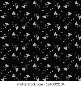 Abstract vector monochrome background. Halftone illustration pattern
