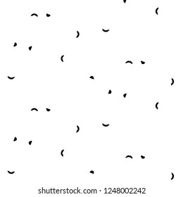Abstract vector monochrome background. Halftone illustration pattern