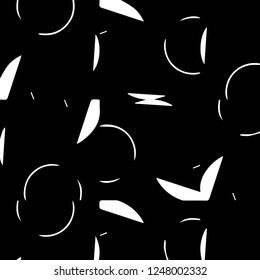 Abstract vector monochrome background. Halftone illustration pattern