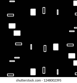 Abstract vector monochrome background. Halftone illustration pattern