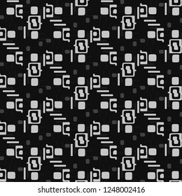 Abstract vector monochrome background. Halftone illustration pattern