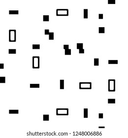 Abstract vector monochrome background. Halftone illustration pattern