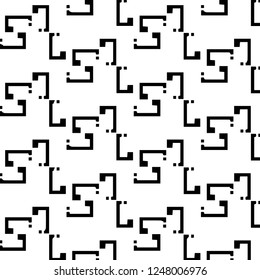 Abstract vector monochrome background. Halftone illustration pattern