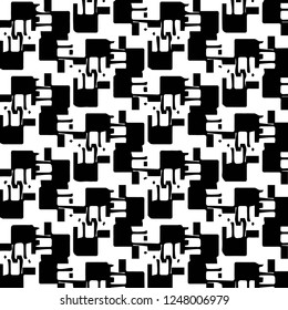 Abstract vector monochrome background. Halftone illustration pattern