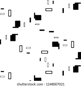 Abstract vector monochrome background. Halftone illustration pattern