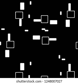 Abstract vector monochrome background. Halftone illustration pattern