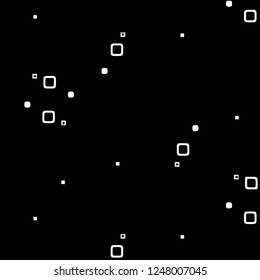 Abstract vector monochrome background. Halftone illustration pattern