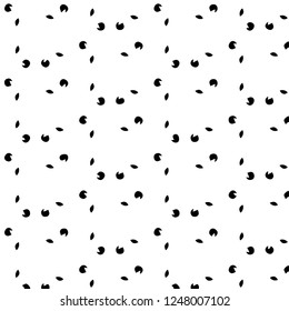 Abstract vector monochrome background. Halftone illustration pattern