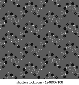 Abstract vector monochrome background. Halftone illustration pattern