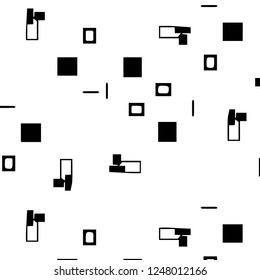 Abstract vector monochrome background. Halftone illustration pattern