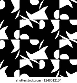 Abstract vector monochrome background. Halftone illustration pattern
