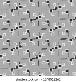 Abstract vector monochrome background. Halftone illustration pattern