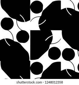 Abstract vector monochrome background. Halftone illustration pattern