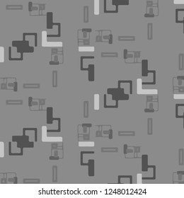 Abstract vector monochrome background. Halftone illustration pattern