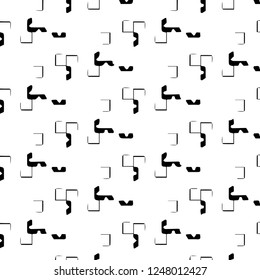 Abstract vector monochrome background. Halftone illustration pattern