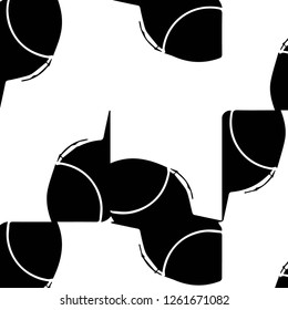 Abstract vector monochrome background. Halftone illustration pattern