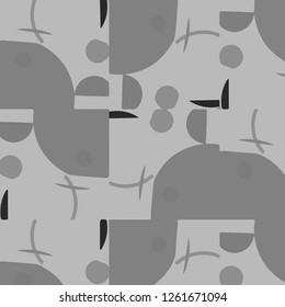 Abstract vector monochrome background. Halftone illustration pattern