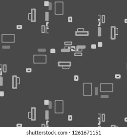 Abstract vector monochrome background. Halftone illustration pattern