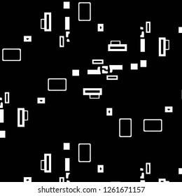 Abstract vector monochrome background. Halftone illustration pattern