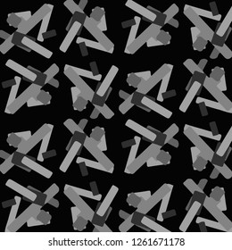 Abstract vector monochrome background. Halftone illustration pattern